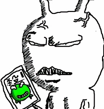 兔斯基大战绿豆蛙漫画