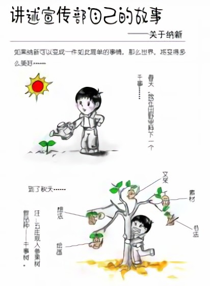 讲述宣传部自己的故事漫画