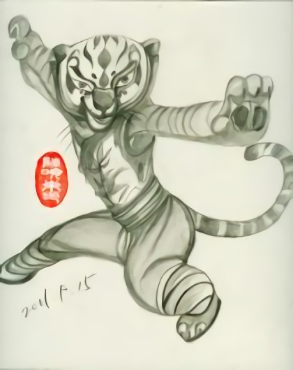 功夫熊猫之Tigerss漫画