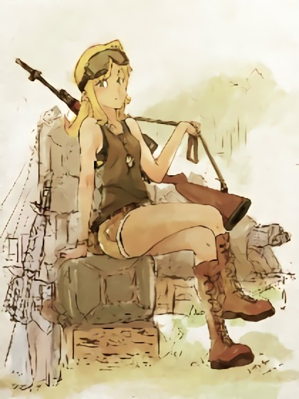 萌化枪械少女-M14娘漫画