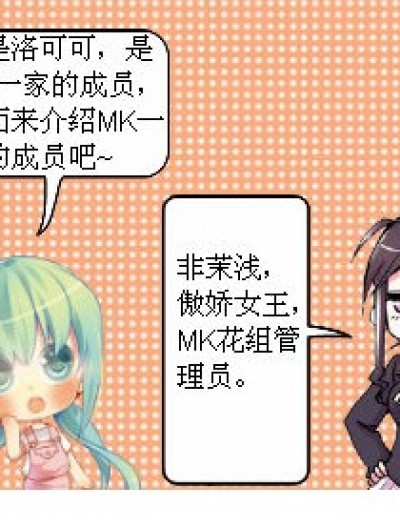 《MK一家》之人物介绍1（第二话）漫画