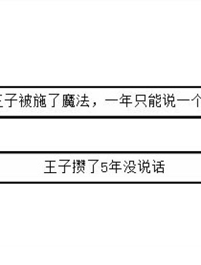 每年只能讲一个字漫画