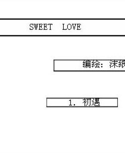 SWEET LOVE 【伊卡】漫画