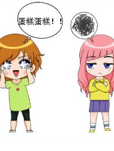 大脸猫与大头的故事漫画