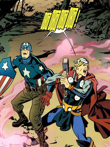 美国队长：了不起的复仇者战士漫画