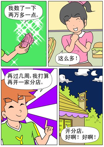 汉堡分店漫画