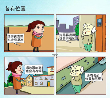 各有位置漫画