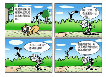 动物的运动会漫画