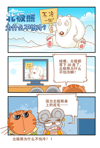 北极不冷漫画