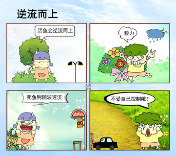 逆流而上漫画