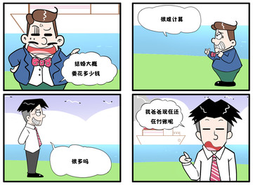 结婚是大钱漫画