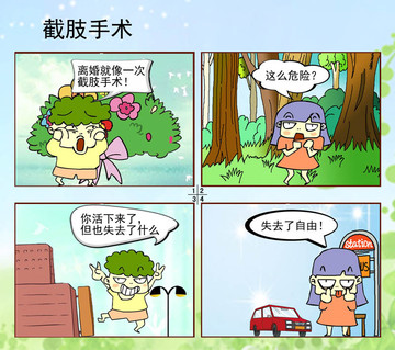 截肢手术漫画