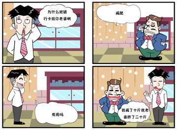 减了肥漫画