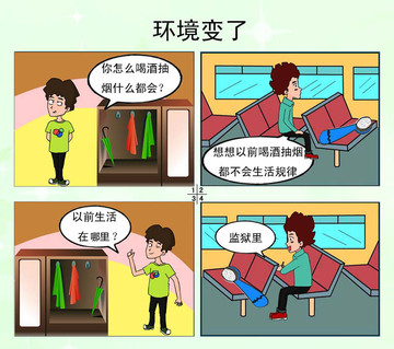 环境变了漫画