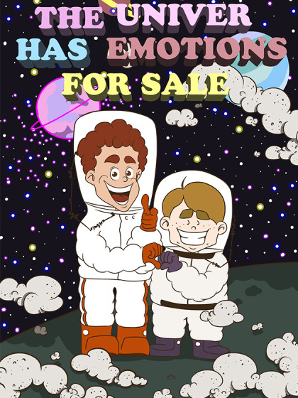中日条漫大赛：太空有情绪出售漫画