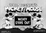 Mickey Steps Out漫画