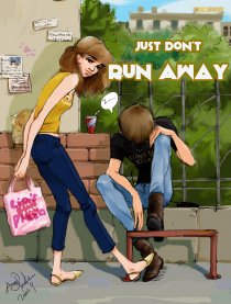 Just don’t run away漫画