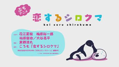 恋するシロクマ 「態度が違う」篇