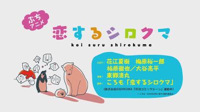 恋するシロクマ 「誰？」篇