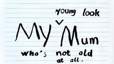 我年轻的妈妈一点儿也不老